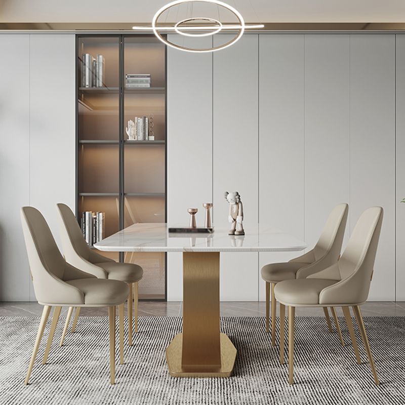 Stone Dining Site Table Traditional Luxury Rectangle Dining Table with Pedestal Base Clearhalo ' dining_table' 'Dining Tables & Seating' 'Dining Tables' 'furn' 'furn_dining_table' 'Furniture' 'furniture_dining_table' 'Kitchen & Dining Furniture' 'kitchen&dining_furn' 'kitchen' 'kitchen_dining_table' 1200x1200_8480e5a9-728a-4d1d-92fb-dfc3fdd5eec8