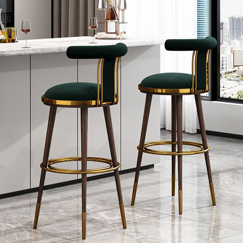 Glam Upholstered Bar Stool Glam Backrest Counter Stool for Bristol Clearhalo 'Bar Furniture' 'Bar Stools' 'bar_stools' 'furn' 'furn_bar_stools' 'Furniture' 'Kitchen & Dining Furniture' 1200x1200_848149be-6191-4e00-9e65-fe0cbcbee1b7