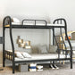 Modern Style Bunk Bed 66.93" Tall Bunk Bed in Black/White Finish Clearhalo 'Bedroom Furniture' 'Beds' 'furn' 'furn_beds' 'Furniture' 1200x1200_84819339-31ad-4c56-9847-3c272df972d1