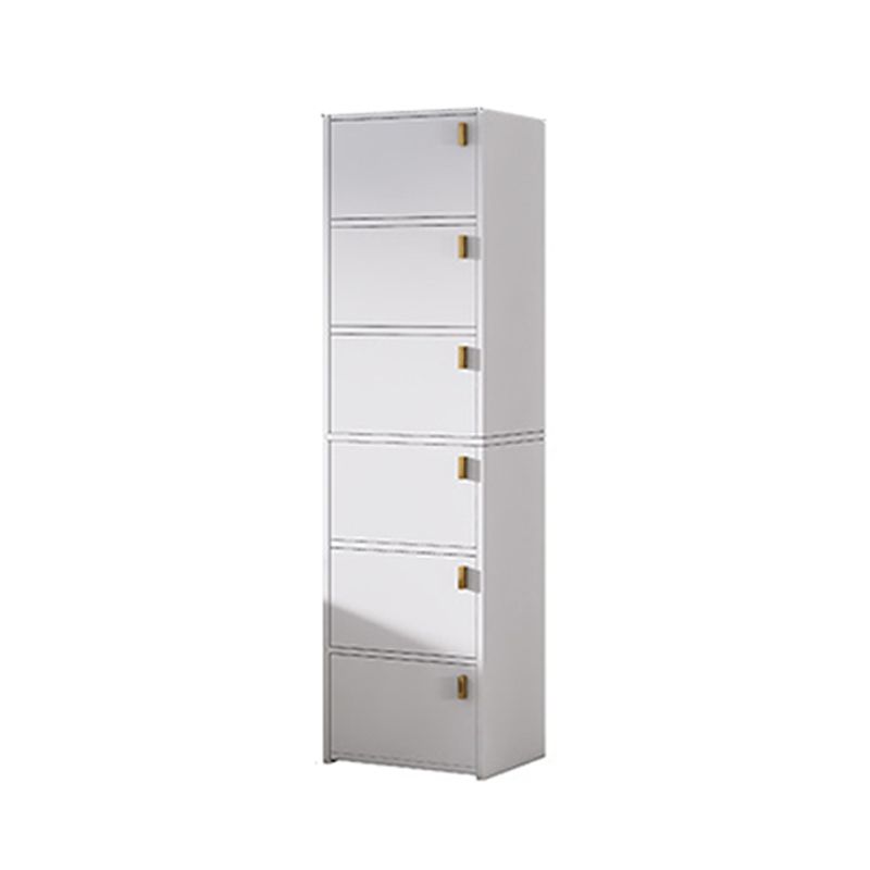 Modern Rectangle Chest White Wood Storage Cabinet with Drawer Clearhalo 'Cabinets & Chests' 'cabinets_chests' 'furn' 'furn_cabinets_chests' 'Furniture' 'Living Room Furniture' 1200x1200_84859140-21e5-46c8-b8eb-94bd25b02cc9