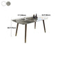 Sintered Stone Two-Color Dining Table Luxury 4 Legs Table for Dining Room Clearhalo ' dining_table' 'Dining Tables & Seating' 'Dining Tables' 'furn' 'furn_dining_table' 'Furniture' 'furniture_dining_table' 'Kitchen & Dining Furniture' 'kitchen&dining_furn' 'kitchen' 'kitchen_dining_table' 1200x1200_848ddb2e-bb65-4d16-a4d1-9e00f14323dd