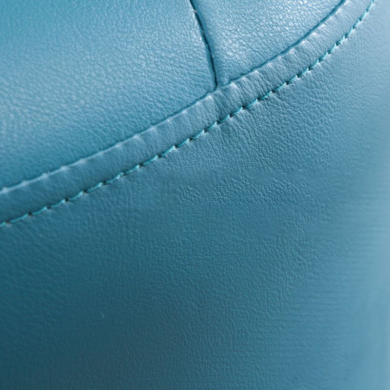 Modern Tufted Ottoman Water Resistant Genuine Leather Round Foot Stool Ottoman Clearhalo 'furn' 'furn_ottomans_poufs' 'Furniture' 'Living Room Furniture' 'Ottomans & Poufs' 'ottomans_poufs' 1200x1200_8492684a-e8cd-4b11-a716-2319c1f54f29