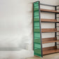 Ladder Open Back Bookshelf Modern Style Engineered Wood Bookcase with Shelves