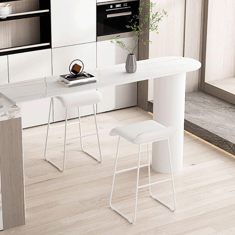 Modern Rectangle Bar Counter Table Stone Bar Counter Table for Home Clearhalo 'Bar Furniture' 'Bar Tables' 'bar_tables' 'furn' 'furn_bar_tables' 'Furniture' 'Kitchen & Dining Furniture' 1200x1200_84939489-c53b-4f10-b33d-e9f129c98b8f