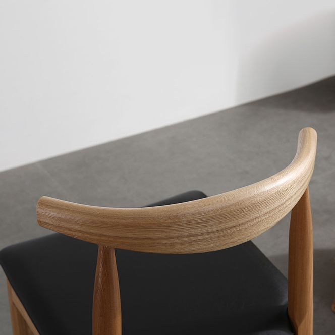 Scandinavian Open Back Side Chair Matte Finish Upholstered Dining Chair Clearhalo ' kitchen&dining_furn' 'Dining Chairs' 'Dining Tables & Seating' 'dining_chair' 'furn' 'furn_dining_chair' 'Furniture' 'furniture_dining_chair' 'Kitchen & Dining Furniture' 'kitchen' 1200x1200_8496d6bf-bdc1-4d88-82de-dfbab9e6e5c7