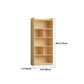 Contemporary Wooden Vertical Book Shelf Closed Back Brown Shelf Bookcase for Study Room Clearhalo 'Bookcases' 'furn' 'furn_bookcases' 'Furniture' 'Office Furniture' 1200x1200_84970c2e-4ea8-46cd-820d-a41840755074