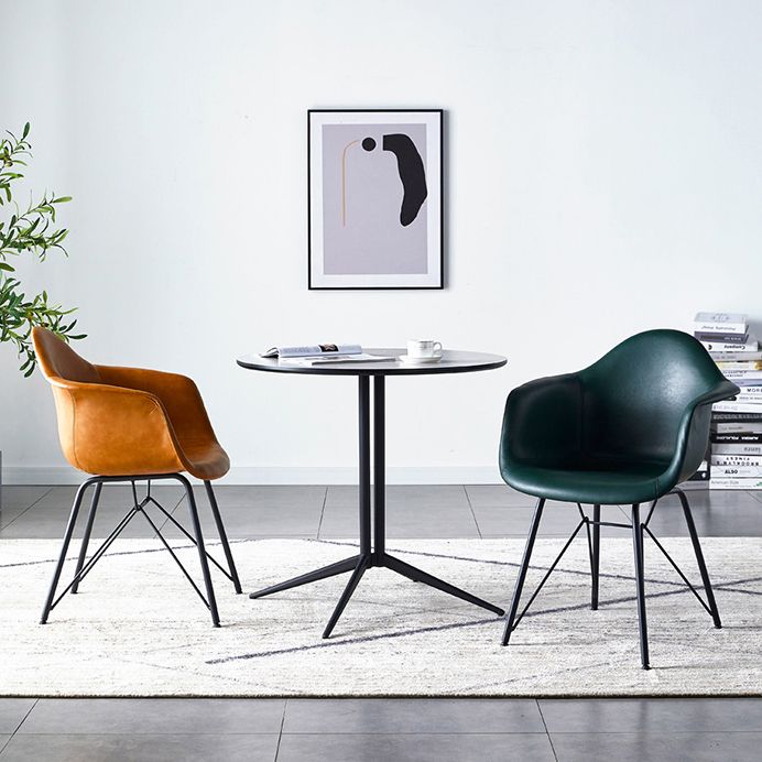 Contemporary Metal Dining Chairs Upholstered Linen Fabric Dining Chair for Restaurant Clearhalo ' kitchen&dining_furn' 'Dining Chairs' 'Dining Tables & Seating' 'dining_chair' 'Furniture' 'furniture_dining_chair' 'Kitchen & Dining Furniture' 'kitchen' 1200x1200_84972a73-189c-407c-83eb-1653679e8a21