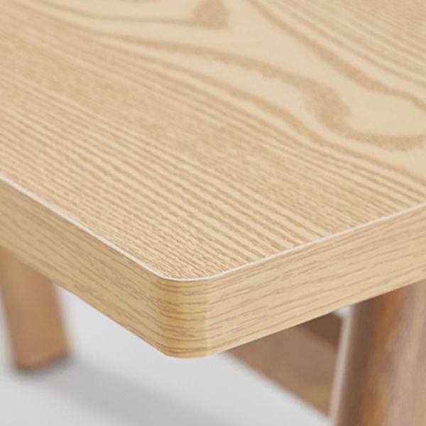 Contemporary Home Dining Table with Steel Trestle for 2-4 People