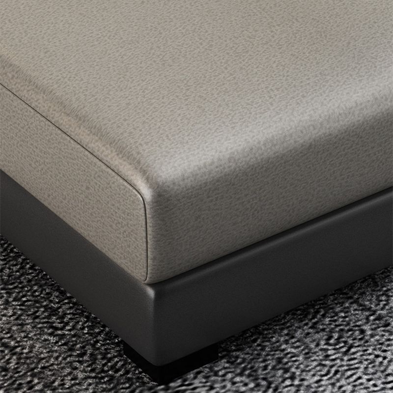 Stain-Resistant Faux Leather Sofa Pillow Top Arm Sectional for Apartment Clearhalo 'furn' 'furn_sectionals' 'Furniture' 'furniture_sectionals' 'Living Room Furniture' 'Sectionals' 1200x1200_849afd78-f640-4554-88f0-9bb9d8d87d94