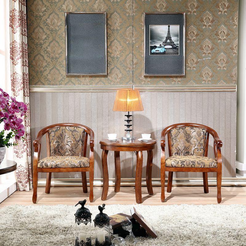 Modern Kitchen Dining Chair Solid Wood Dining Chair with Cushion