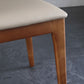 Sedie posteriori a stile contemporaneo sedie laterali senza braccia con gambe in legno per cucina