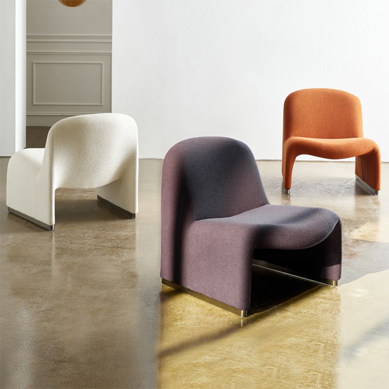 Wool Armless Chair 28.34" High Metal Frame Chair for Living Room Clearhalo 'Accent Chairs' 'accent_chairs' 'Chairs & Seating' 'furn' 'furn_accent_chairs' 'Furniture' 'Living Room Furniture' 1200x1200_849d1e73-e596-4a90-83a5-924140e2b651