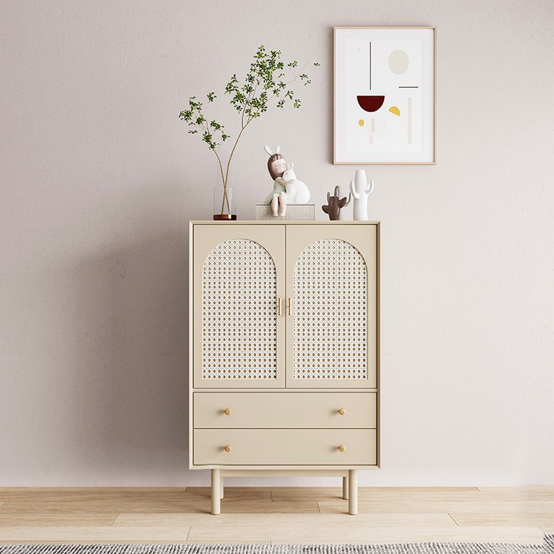Rattan Living Room Sideboard Cabinet Modern Credenza with Storage and Drawer Clearhalo 'buffet_sideboard' 'Buffets & Sideboards' 'furn' 'furn_buffet_sideboard' 'Furniture' 'furniture_buffet_sideboard' 'Kitchen & Dining Furniture' 1200x1200_84a336d9-200d-4755-9693-3cf9ce3b9861