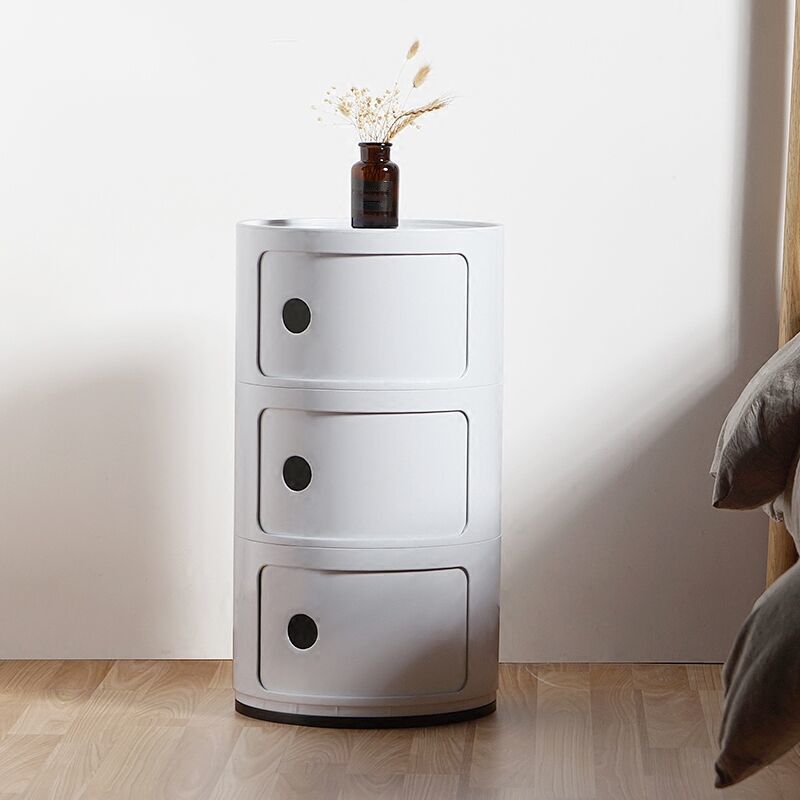 2/3/4-Türer-Nachttisch (Indien) 12,6 "H Plastik-Nachttischschrank