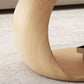Table basse ou table de bout en ardoise à chevalet de table de cocktail ovale moderne