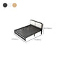 Glam Metal Polstered Panel Kopfteil Rechteckig Standard Bett