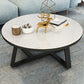 Glam Cross Legs Coffee Table Faux Marble Round Cocktail Table Clearhalo 'Coffee & Accent Tables' 'Coffee Tables' 'coffee_tables' 'furn' 'furn_coffee_tables' 'Furniture' 'Living Room Furniture' 1200x1200_84a62665-5cad-46eb-9e0d-84dc0d3688b9