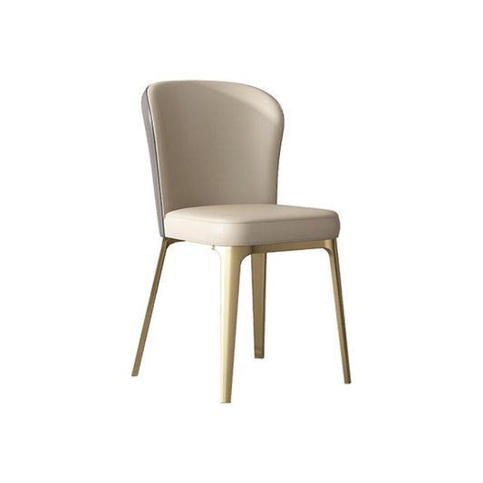 Glam Style Kitchen Dining Chair Metal Dining Armless Side Chair Clearhalo ' kitchen&dining_furn' 'Dining Chairs' 'Dining Tables & Seating' 'dining_chair' 'furn' 'furn_dining_chair' 'Furniture' 'furniture_dining_chair' 'Kitchen & Dining Furniture' 'kitchen' 1200x1200_84a9993a-7520-46fc-aad0-382487e31a93