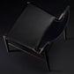 Faux Leather and Wood Armless Dining Chairs Modern Side Chair Set