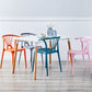 Home Contemporary Arm Chair Wishbone Back Plastic Stackable Dining Room Chair Clearhalo ' kitchen&dining_furn' 'Dining Chairs' 'Dining Tables & Seating' 'dining_chair' 'furn' 'furn_dining_chair' 'Furniture' 'furniture_dining_chair' 'Kitchen & Dining Furniture' 'kitchen' 1200x1200_84ababd9-f869-48b4-96c5-b1c8c94833ea
