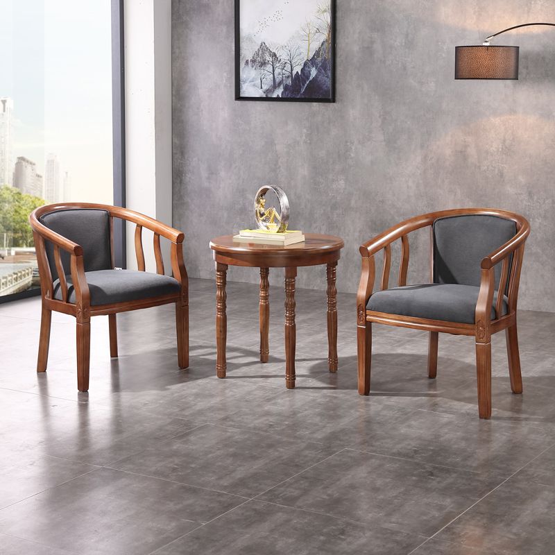 Sedia da pranzo in stile tradizionale sedia a braccio sala da pranzo in legno per hotel