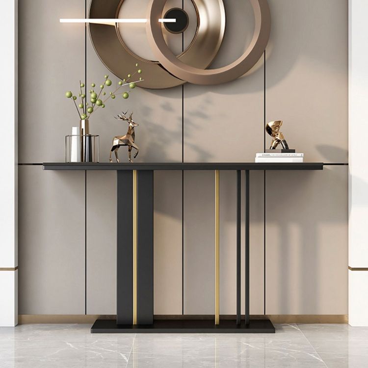 Tavolo console contemporanea rettangolare tavolo console di finitura antica in marmo