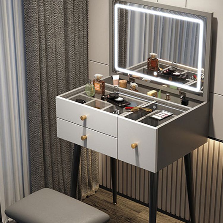 Tocador contemporáneo de la habitación del espejo del espejo del espejo del vidrio