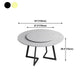 Traditional Luxury Dining Table White Marble Round Dining Table for Home