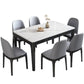 Industrial Sintered Stone Dining Table Solid Wood Dining Table for Dining Room Clearhalo 'Dining Tables & Seating' 'Dining Tables' 'dining_table' 'furn' 'furn_dining_table' 'Furniture' 'furniture_dining_table' 'Kitchen & Dining Furniture' 'kitchen' 'kitchen_dining_table' 1200x1200_84b1f1ee-fc39-4d49-925c-a3977aeb5168