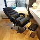 Faux Leather Swivel Office Chair Chrome Frame with Footrest Managers Chair Clearhalo 'furn' 'furn_office_chair' 'Furniture' 'Office Chairs' 'Office Furniture' 'office_chair' 1200x1200_84b497f9-28bc-43b9-8e73-7c1eab29bd29