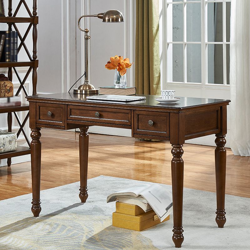 Solid Wood Mid-Century Modern Table Rectangle Rubberwood Top Table for Home Clearhalo ' dining_table' 'Dining Tables & Seating' 'Dining Tables' 'furn' 'furn_dining_table' 'Furniture' 'furniture_dining_table' 'Kitchen & Dining Furniture' 'kitchen&dining_furn' 'kitchen' 'kitchen_dining_table' 1200x1200_84b6193b-539e-4090-9817-1df06c0a36a0