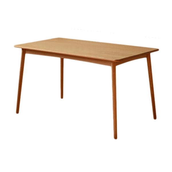 Solid Oak Wood Rectangle Dining Table Modern Contemporary Kitchen Wood Table with 4 Legs Clearhalo ' dining_table' 'Dining Tables & Seating' 'Dining Tables' 'furn' 'furn_dining_table' 'Furniture' 'furniture_dining_table' 'Kitchen & Dining Furniture' 'kitchen&dining_furn' 'kitchen' 'kitchen_dining_table' 1200x1200_84b70ce8-5bf1-4acb-bd1c-b68fa9419613