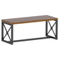 Industrial Rectangle Dining Room Table Solid Wood Table with Trestle Base for Home Kitchen Dinner Clearhalo ' dining_table' 'Dining Tables & Seating' 'Dining Tables' 'furn' 'furn_dining_table' 'Furniture' 'furniture_dining_table' 'Kitchen & Dining Furniture' 'kitchen&dining_furn' 'kitchen' 'kitchen_dining_table' 1200x1200_84b7c5b6-2236-4c43-9bbb-9331ac1930c3