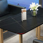 Traditional Luxury Style Dining Table Sintered Stone Table with Gold Frame for Dining Room Clearhalo ' dining_table' 'Dining Tables & Seating' 'Dining Tables' 'furn' 'furn_dining_table' 'Furniture' 'furniture_dining_table' 'Kitchen & Dining Furniture' 'kitchen&dining_furn' 'kitchen' 'kitchen_dining_table' 1200x1200_84b902c3-e7d2-42bd-b64e-6b20bdac6e15