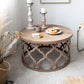 Rustic Style Antique Pedestal Coffee Table Round Wood Cocktail Table Clearhalo 'Coffee & Accent Tables' 'Coffee Tables' 'coffee_tables' 'furn' 'furn_coffee_tables' 'Furniture' 'furniture_coffee_tables' 'Living Room Furniture' 1200x1200_84bd7d21-f335-435a-87e3-0135f1c47adb