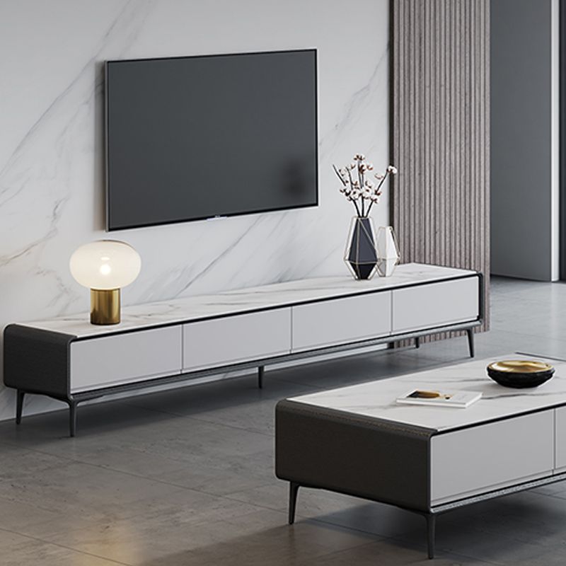 CABINATURA TV in ardesia Stile moderno casa semplice console TV chiusa