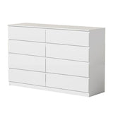 Contemporary Storage Chest Manufactured Wood Dresser with 3/4/5/6/8 Drawers