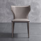 Modern Wingback Side Chair Leather Armless Dining Chair with Metal Legs Clearhalo ' kitchen&dining_furn' 'Dining Chairs' 'Dining Tables & Seating' 'dining_chair' 'Furniture' 'furniture_dining_chair' 'Kitchen & Dining Furniture' 'kitchen' 1200x1200_84c55c68-fff1-41c4-bd01-1e9c95717254