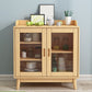 Tablero de madera de estilo de buffet de estilo contemporáneo con gabinetes