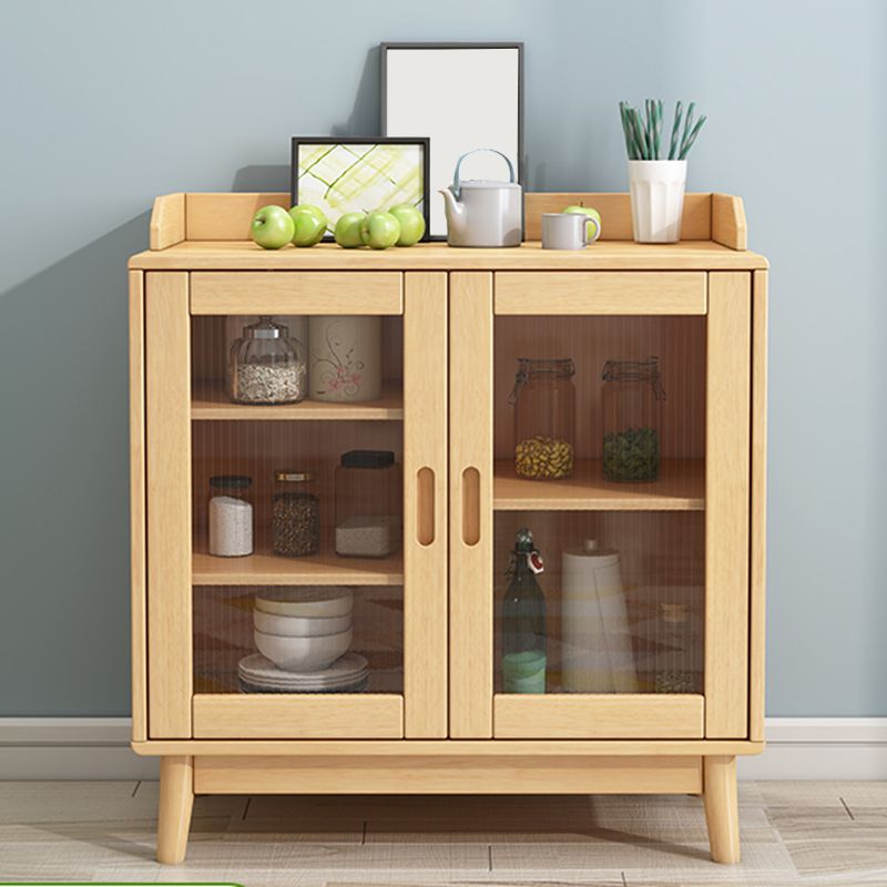 Tablero de madera de estilo de buffet de estilo contemporáneo con gabinetes
