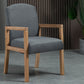 Contemporary Dining and Accent Chairs Matte Finish Parsons Arm Chair Clearhalo ' kitchen&dining_furn' 'Dining Chairs' 'Dining Tables & Seating' 'dining_chair' 'furn' 'furn_dining_chair' 'Furniture' 'furniture_dining_chair' 'Kitchen & Dining Furniture' 'kitchen' 1200x1200_84c79883-d582-4cd2-b559-f1fd61d48084