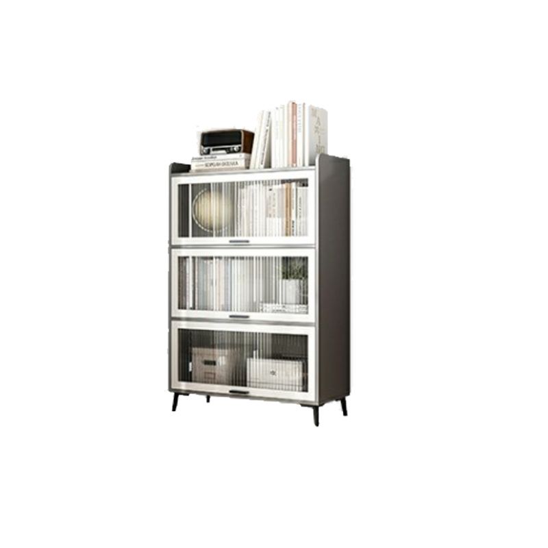Modern Wood Storage Cabinet Square Bar Pulls Accent Chest with Doors Clearhalo 'Cabinets & Chests' 'cabinets_chests' 'furn' 'furn_cabinets_chests' 'Furniture' 'Living Room Furniture' 1200x1200_84c9f8c7-f895-44d2-883b-2cf966b66ff9