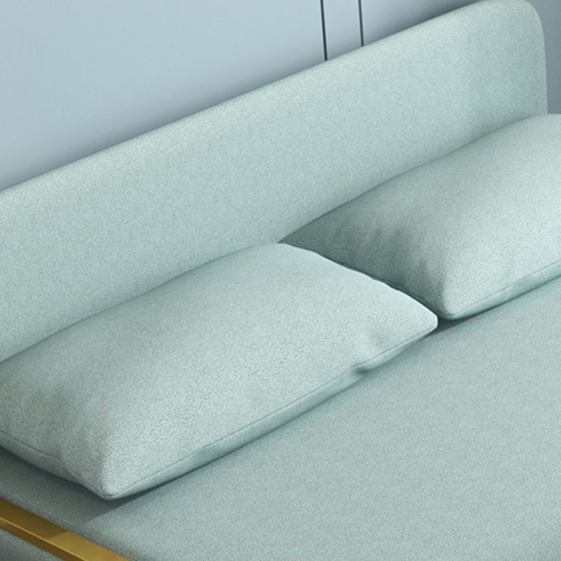 Green Contemporary Linen Armless Sofa Bed Standard Sofa for Living Room Clearhalo 'furn' 'furn_sofas' 'Furniture' 'furniture_sofas' 'Living Room Furniture' 'Sofa' 'sofas' 1200x1200_84caf73a-67e7-4553-98f4-82ac4a1a394a