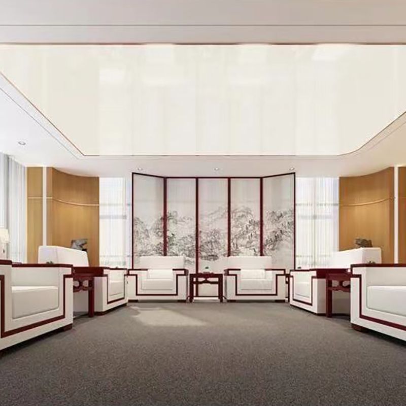 White Contemporary Square Arm Standard Sofa for Living Room, Bonus Room Clearhalo 'furn' 'furn_sofas' 'Furniture' 'furniture_sofas' 'kitchen' 'kitchen_sofas' 'Living Room Furniture' 'Sofa' 'sofas' 1200x1200_84cb82d8-5d31-4f20-8d57-1272870970e1