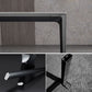 Metal Contemporary Rectangular Table High Gloss White Sintered Stone Dining Table with 4 Legs Clearhalo ' dining_table' 'Dining Tables & Seating' 'Dining Tables' 'furn' 'furn_dining_table' 'Furniture' 'furniture_dining_table' 'Kitchen & Dining Furniture' 'kitchen&dining_furn' 'kitchen' 'kitchen_dining_table' 1200x1200_84cbfdaf-0311-491e-8012-bd8f1c8917e2
