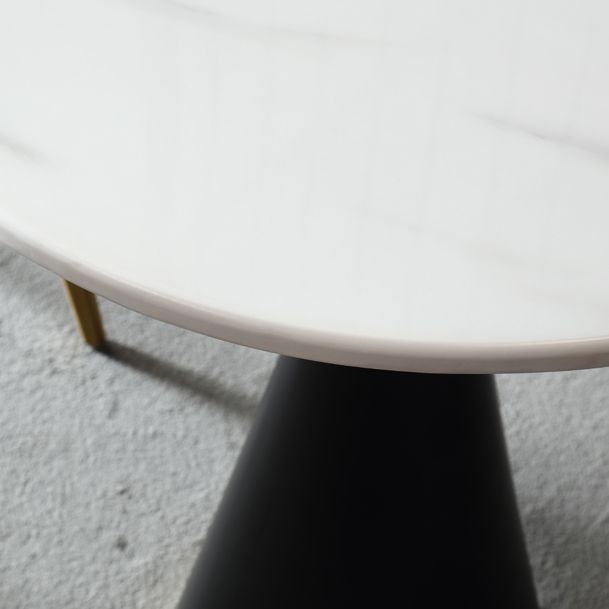 Metal Traditional Luxury Round Table Marble Top Indoor Table with Pedestal Clearhalo ' dining_table' 'Dining Tables & Seating' 'Dining Tables' 'furn' 'furn_dining_table' 'Furniture' 'furniture_dining_table' 'Kitchen & Dining Furniture' 'kitchen&dining_furn' 'kitchen' 'kitchen_dining_table' 1200x1200_84cc8aaf-54a4-482d-90be-e4fbc3b66c25