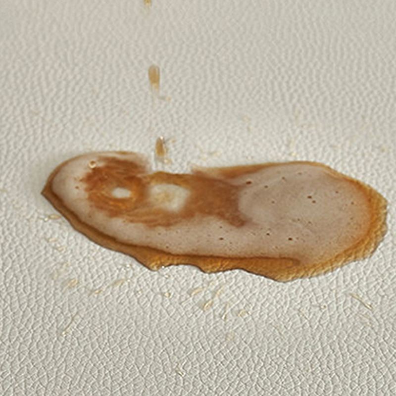 Faux in pelle scandinava di divano sezionale bianco resistente alle macchie