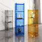 Closed Back Bookshelf Nordic Rectangle Acrylic Storage Bookcase