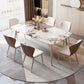 Dining Room Dinner Kitchen Table 4 Legs Rectangle Dining Table Clearhalo 'Dining Tables & Seating' 'Dining Tables' 'dining_table' 'furn' 'furn_dining_table' 'Furniture' 'Kitchen & Dining Furniture' 1200x1200_84d07a3f-6417-49b9-82d8-32cb23d76667