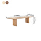 Modern Pine Wood Table for Restaurant Rectangle Dining Table with Double Pedestal Clearhalo ' dining_table' 'Dining Tables & Seating' 'Dining Tables' 'furn' 'furn_dining_table' 'Furniture' 'furniture_dining_table' 'Kitchen & Dining Furniture' 'kitchen&dining_furn' 'kitchen' 'kitchen_dining_table' 1200x1200_84d210fa-d5f4-444b-bd3d-943680e08d6f